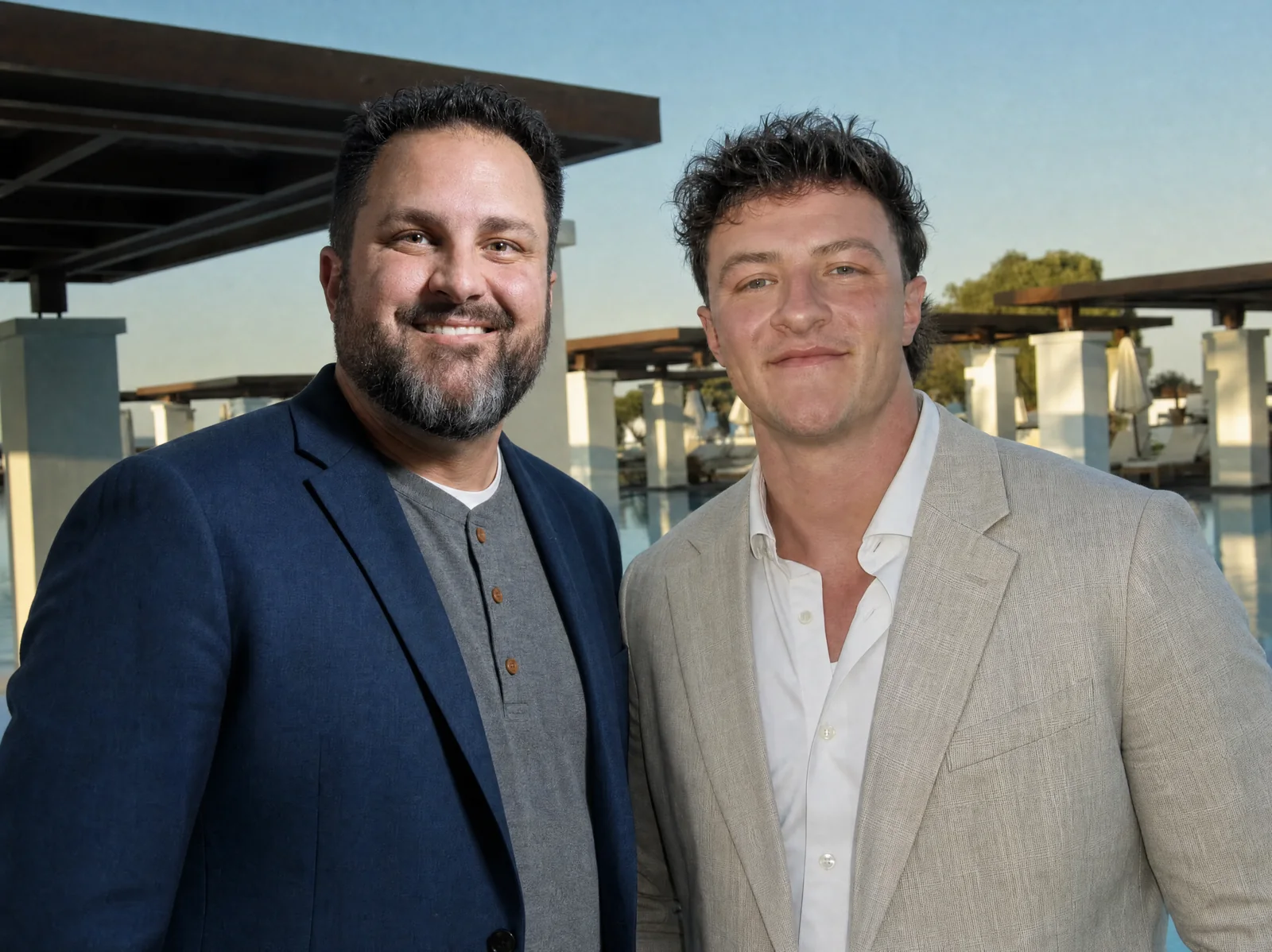 Chad and Boston Douglas, co-owners of Custom Marketing Solutions